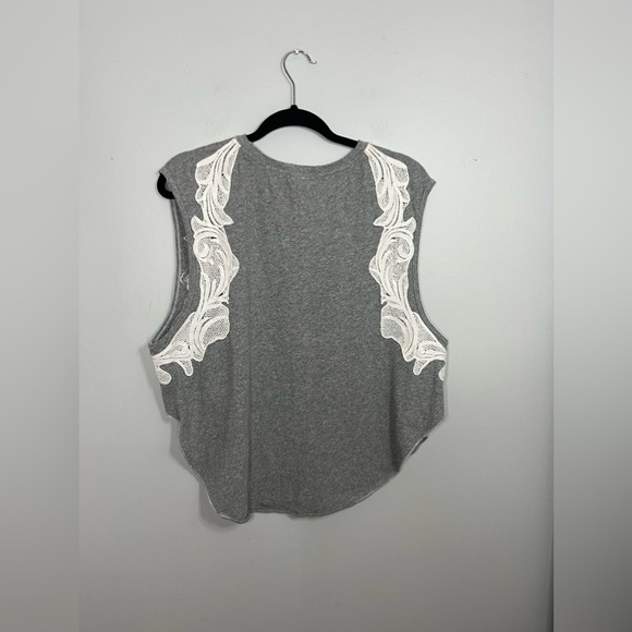 Free People Bonsai Lace Grey Tank Small - Picture 7 of 7
